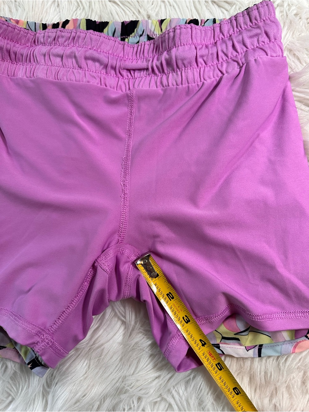 Avia • Colorful Floral 2 Layer Running Shorts - Picture 12 of 15